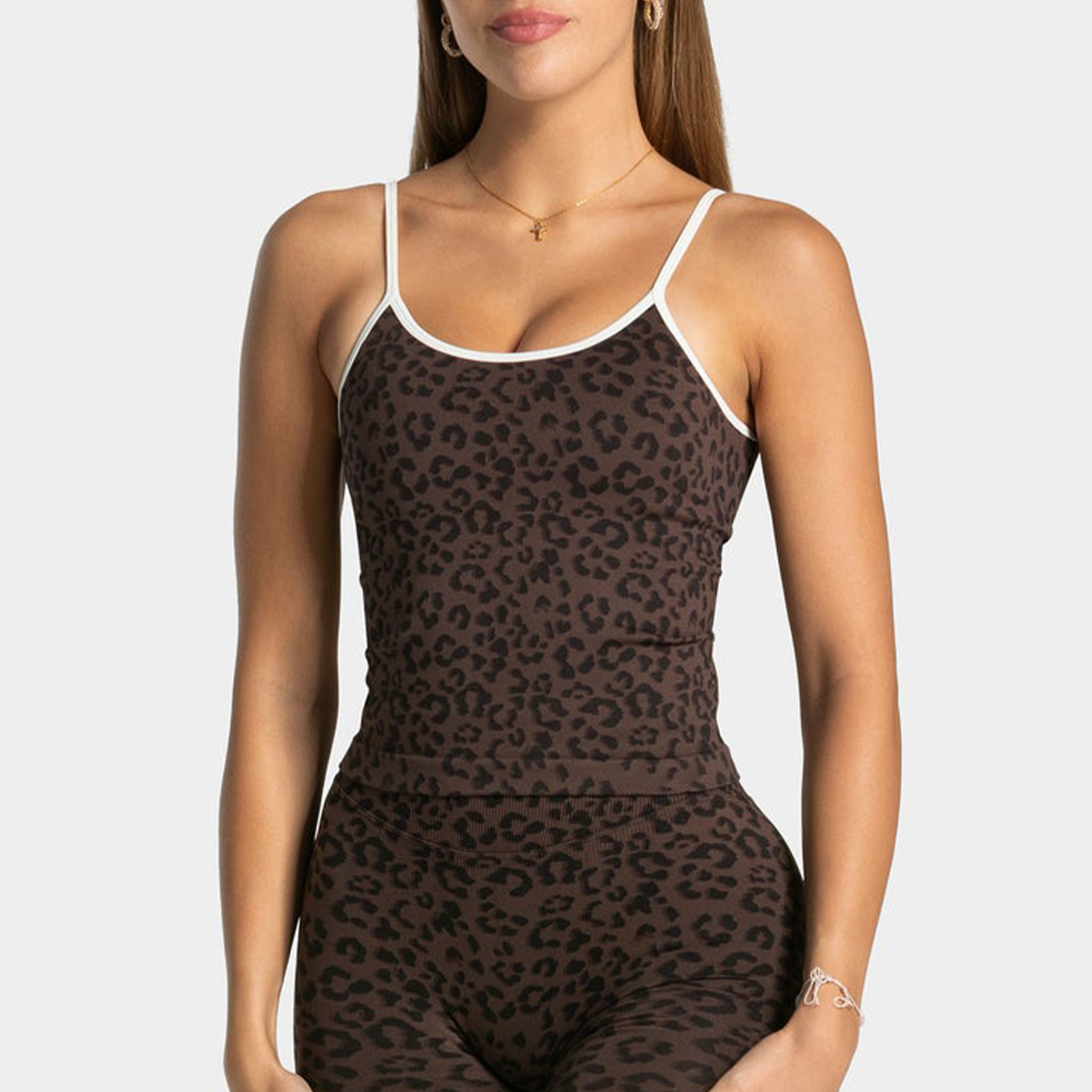 Sexy Leopard Print Yoga Tank T - огляд і ціна Sports Bra High Impact
