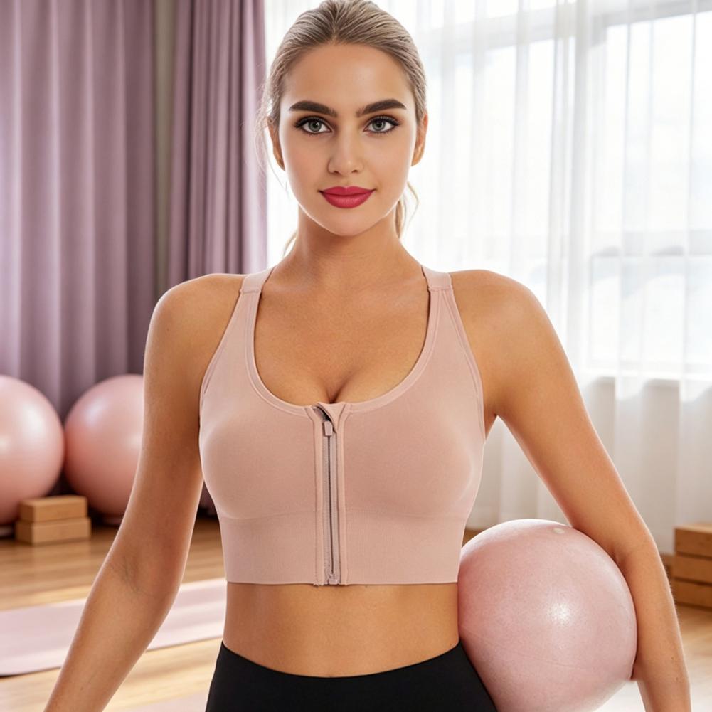 Zip Front Wireless Sports Bra  - огляд і ціна Sports Bra High Impact