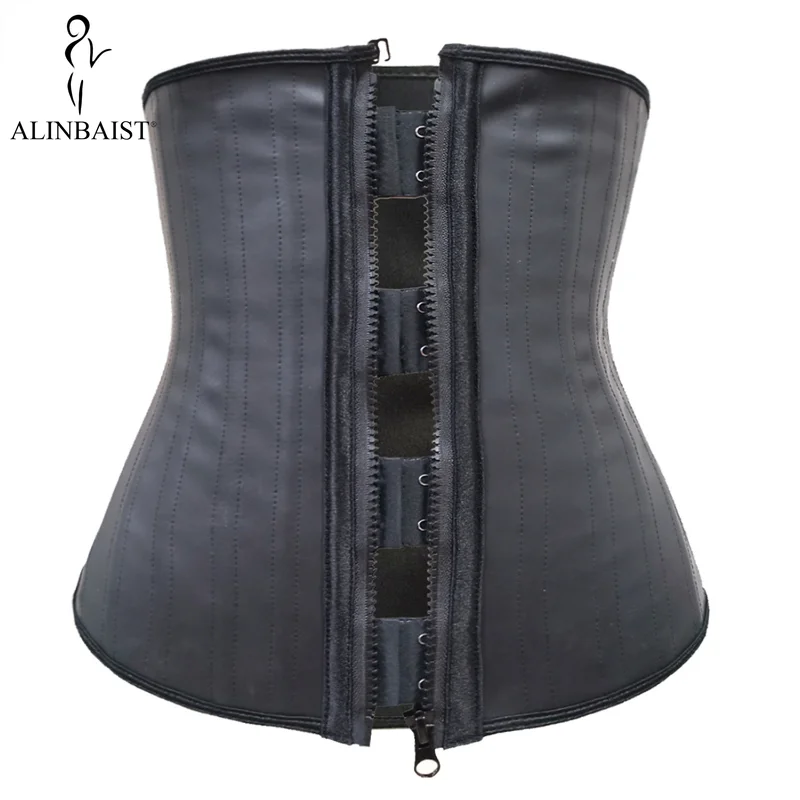 25-Steel Bones Latex Waist Tra - огляд і ціна Shapewear Bodysuit Firm